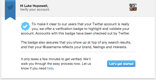 How to Verify Twitter Account