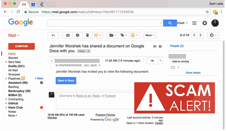 Cyber Criminals Phishing for Account Access